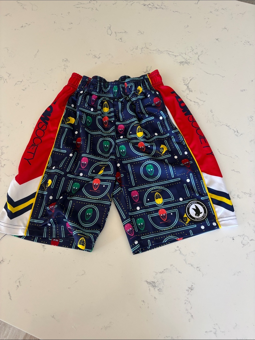 Flow Society boys lax shorts XS